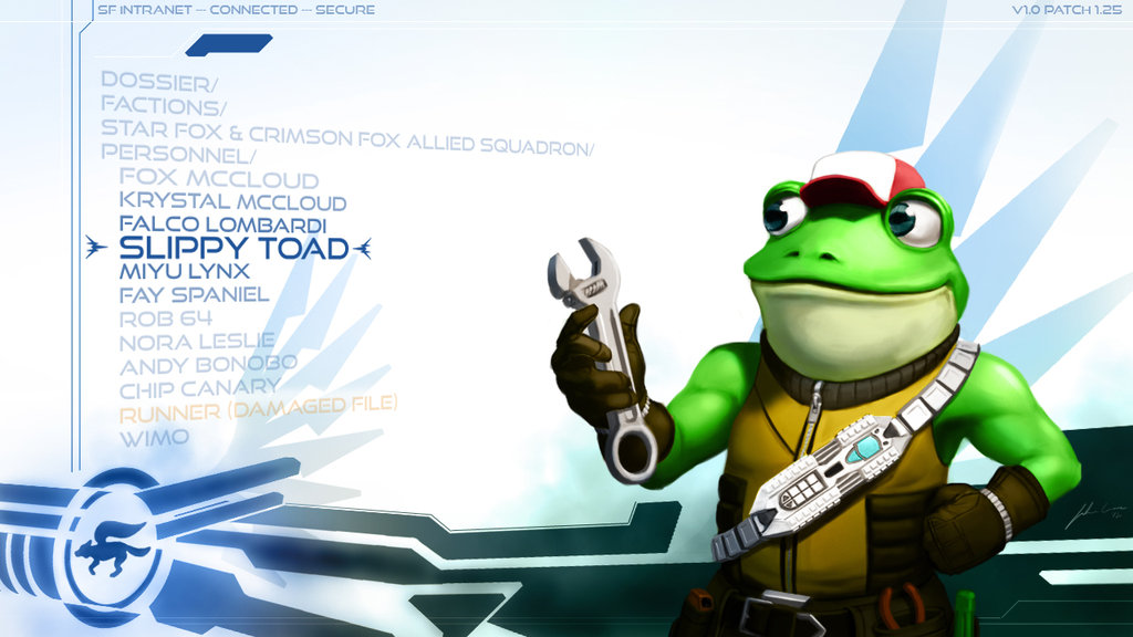 Slippy Toad Wallpaper By Jecbrush