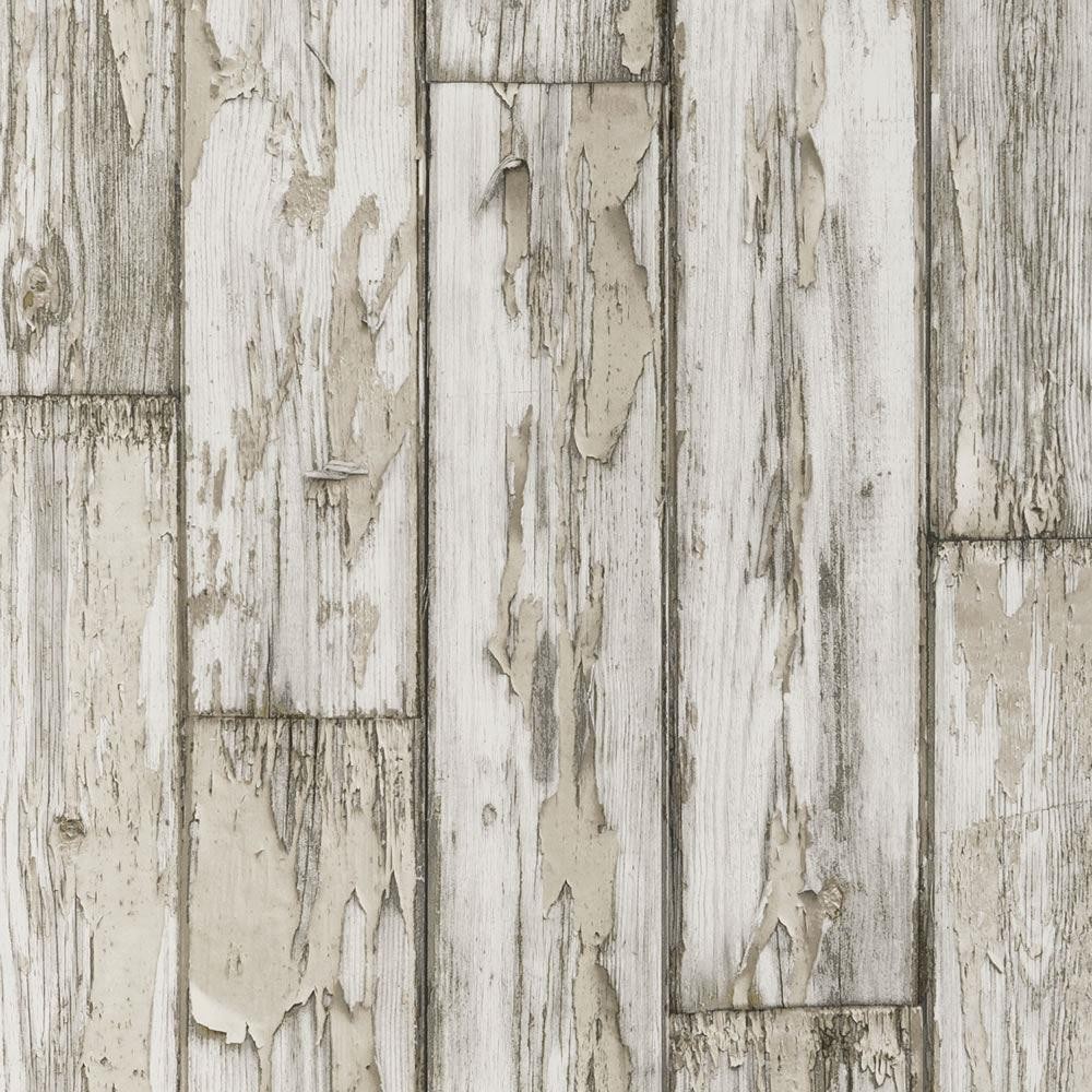 Planks In Birch W0050 Wallpaper From The Wild Garden Collection