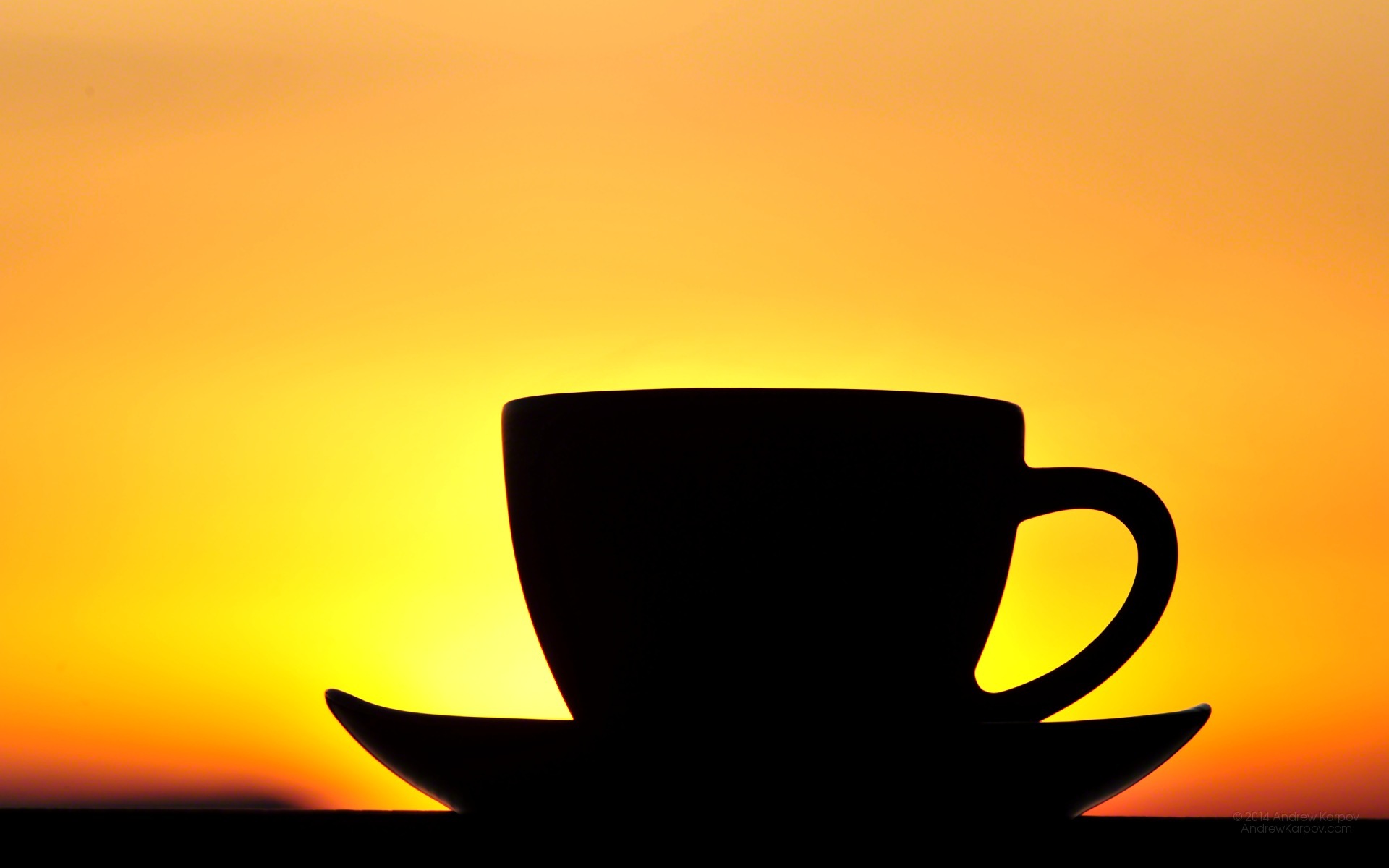 Sunrise Tea Cup Background X