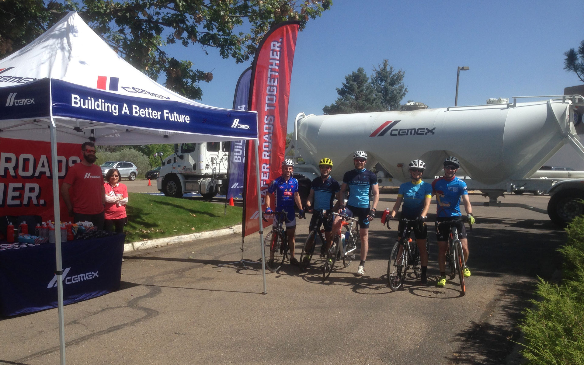 Cemex And B Strong Ride Team Up For Safer Roads Together