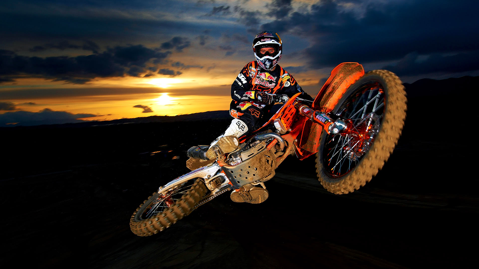 Afternoon Motocross Style HD Wallpaper