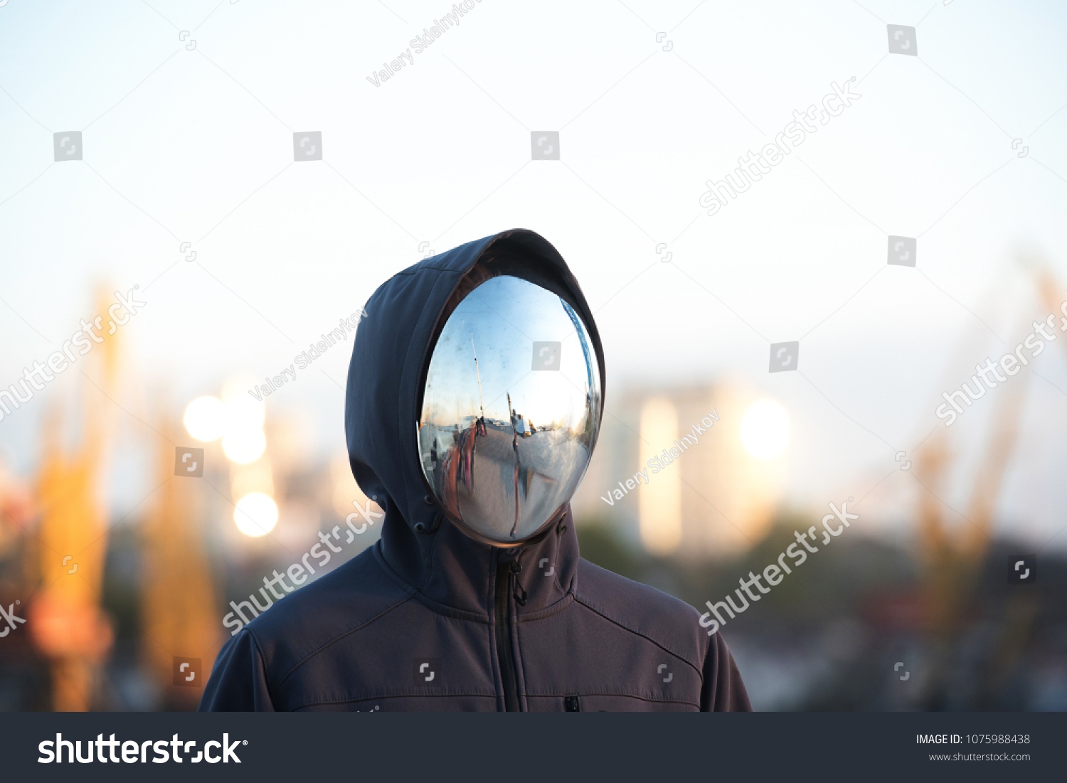 Free download Faceless Character Mirror Mask Port Background Stock