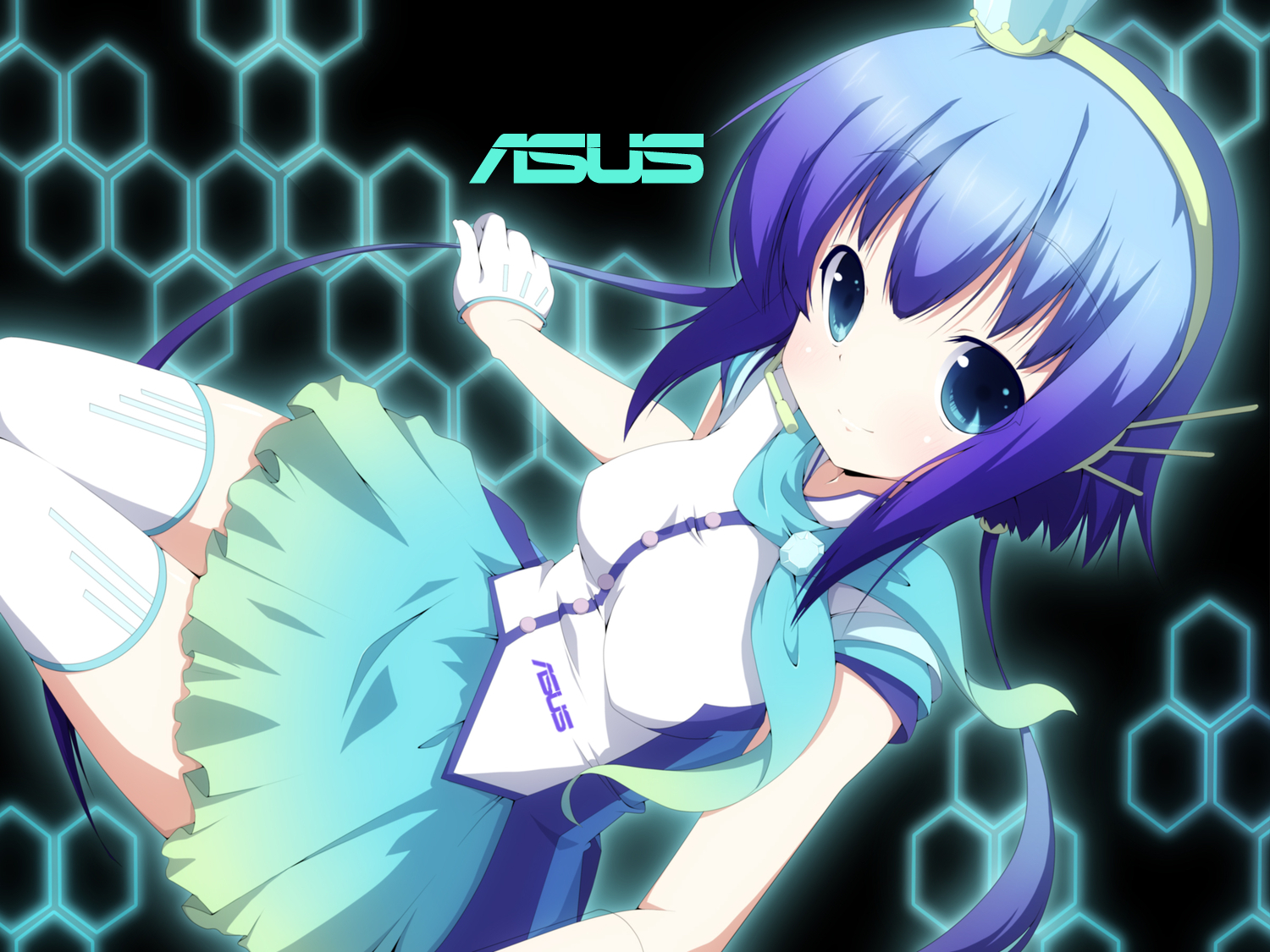 Genshin impact video game series anime girl with colored hair and colored  eyes making a hush sign 6K wallpaper download