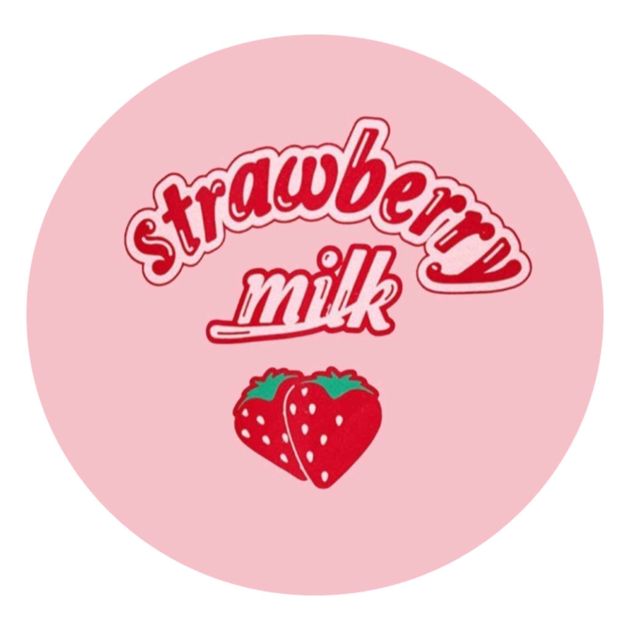Aesthetic Strawberry Milk Png Wallpaper