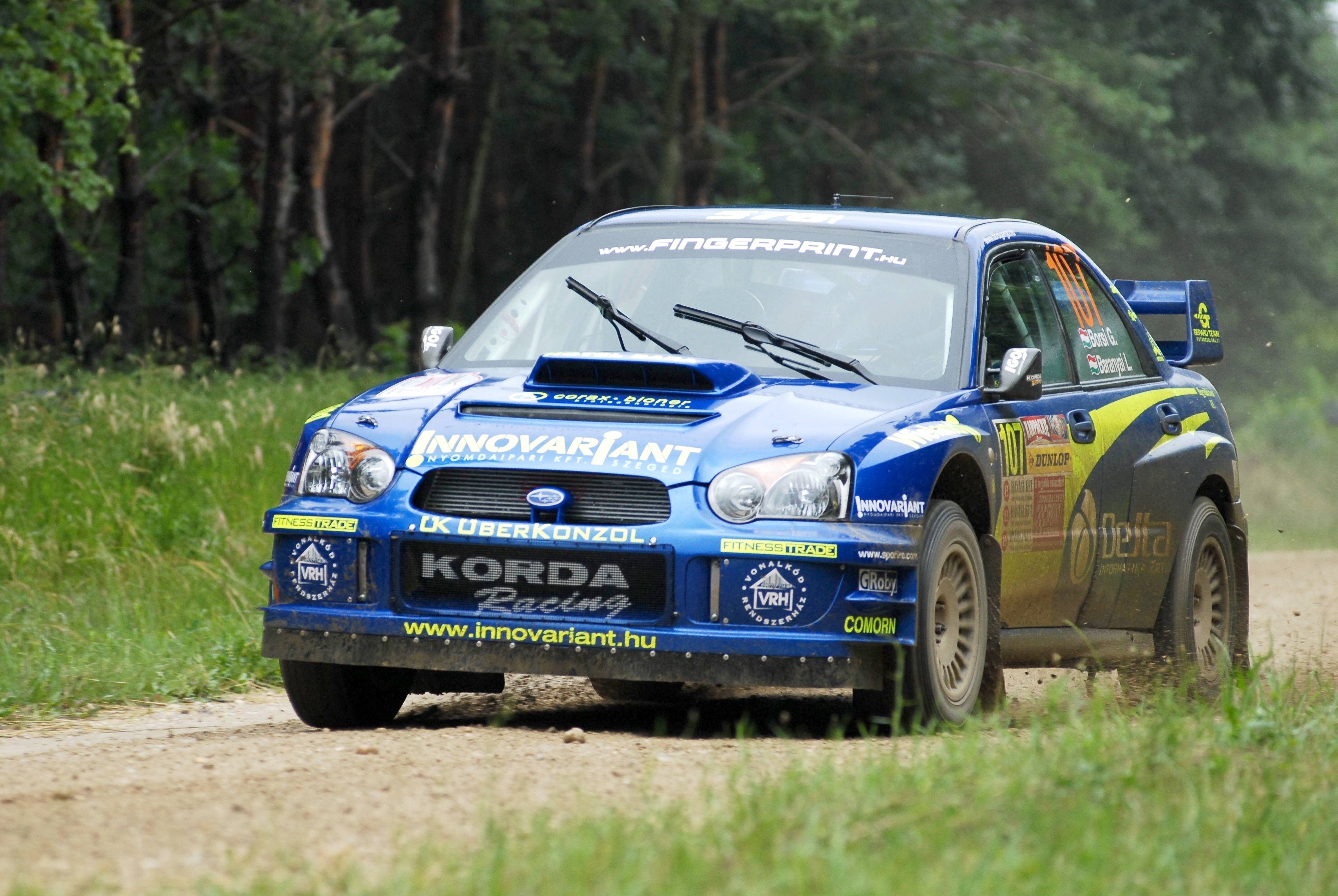 Rally Sport In Motion Machine Chuck Wood Subaru Wallpaper