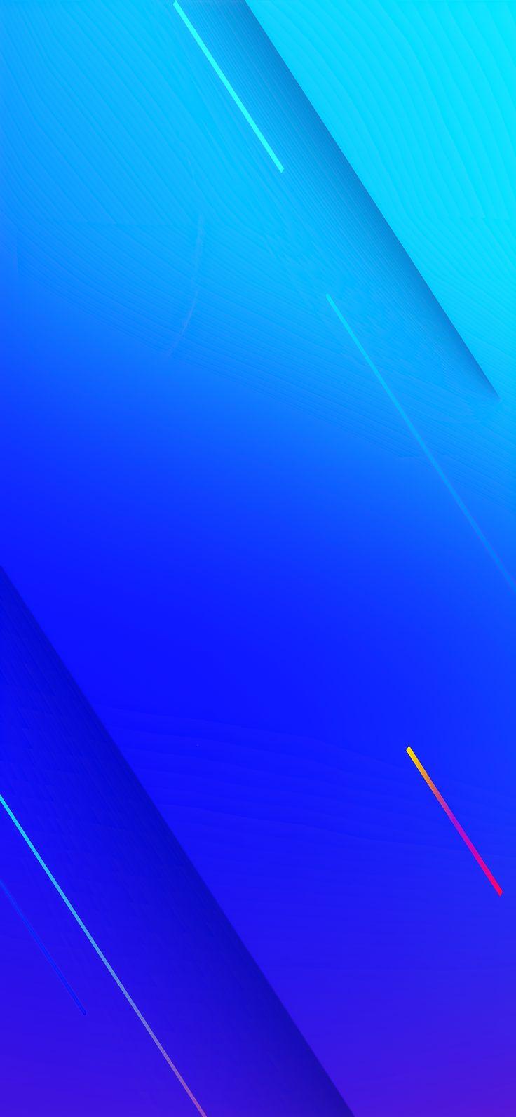 Ios Blue Diagonal Gradient Lines By Hk3ton Android Wallpaper