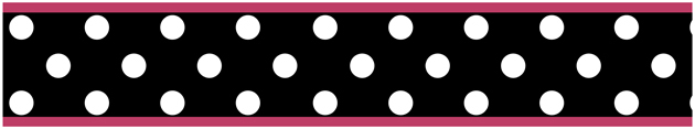Border For Pink And Black Hot Dot Bedding Sets By Hotdot Pk