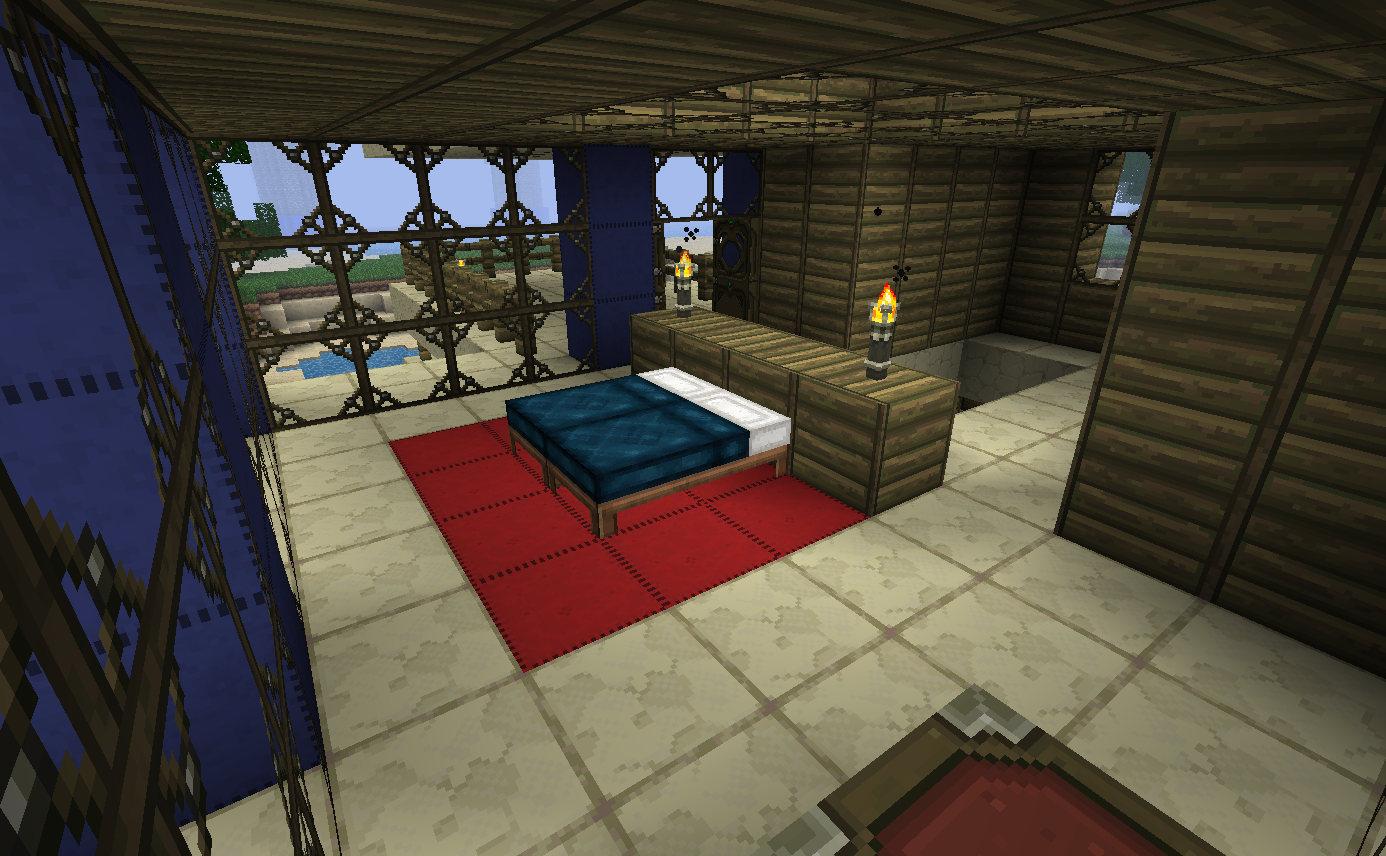 Sunset Point Bedroom by kyidyl minecraft on