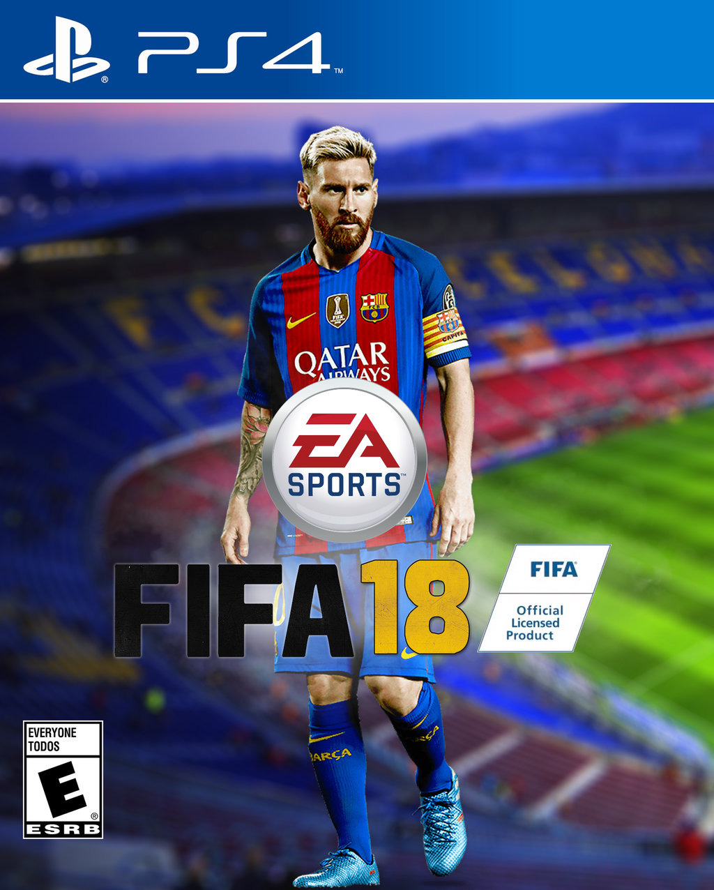 Fifa Messi Custom Cover Ps4 By Ricardorodrigues92