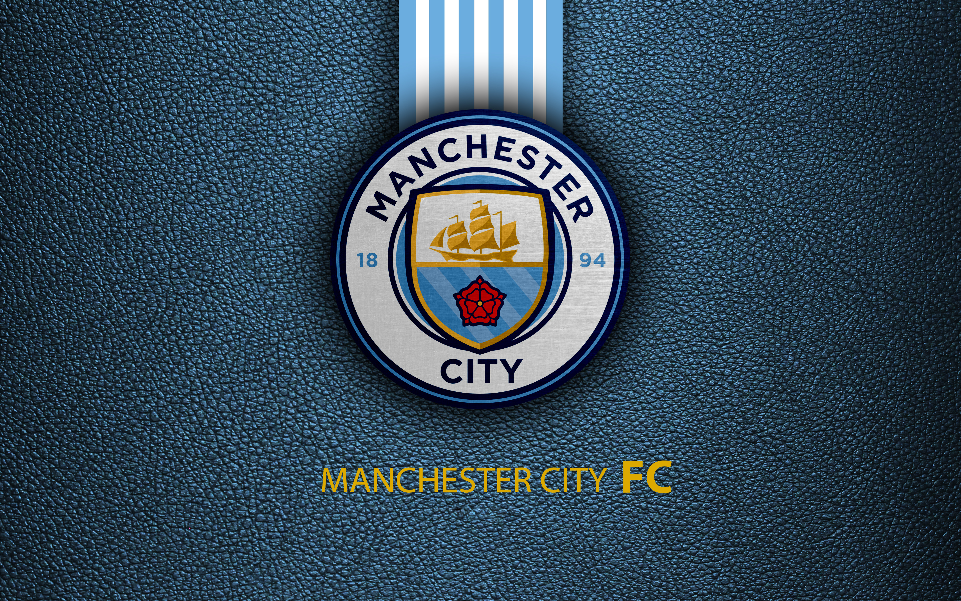 Manchester City Logo 4k Ultra HD Wallpaper Background Image