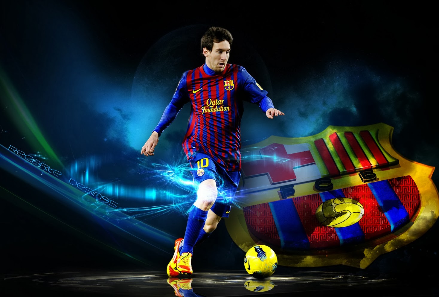Messi Barcelona New HD Wallpaper Football