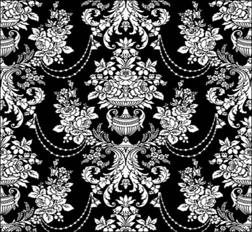 Classic Traditional Black And White Cool Background