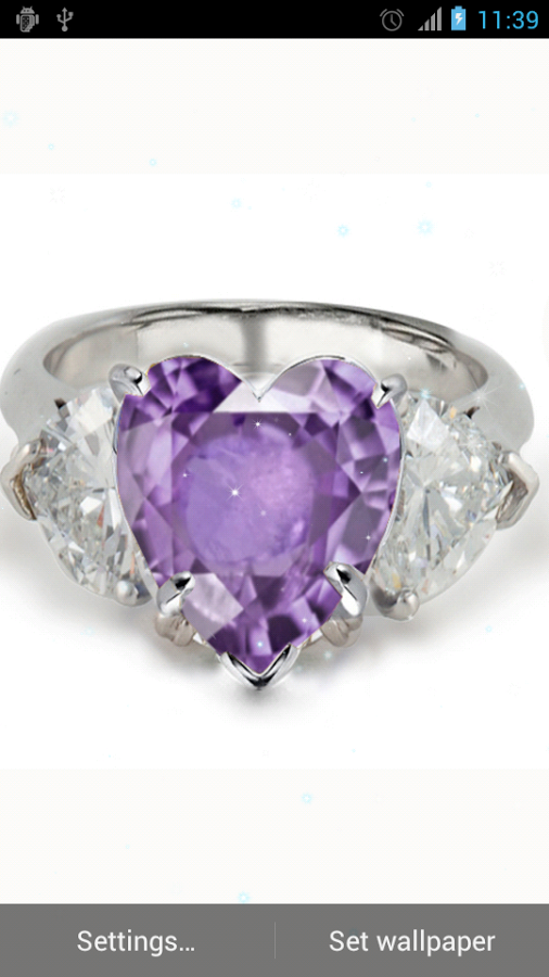 Purple Diamonds Live Wallpaper Android Apps On Google Play
