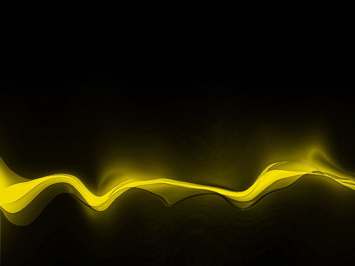 Yellow Wave Lines Powerpoint Background Ppt