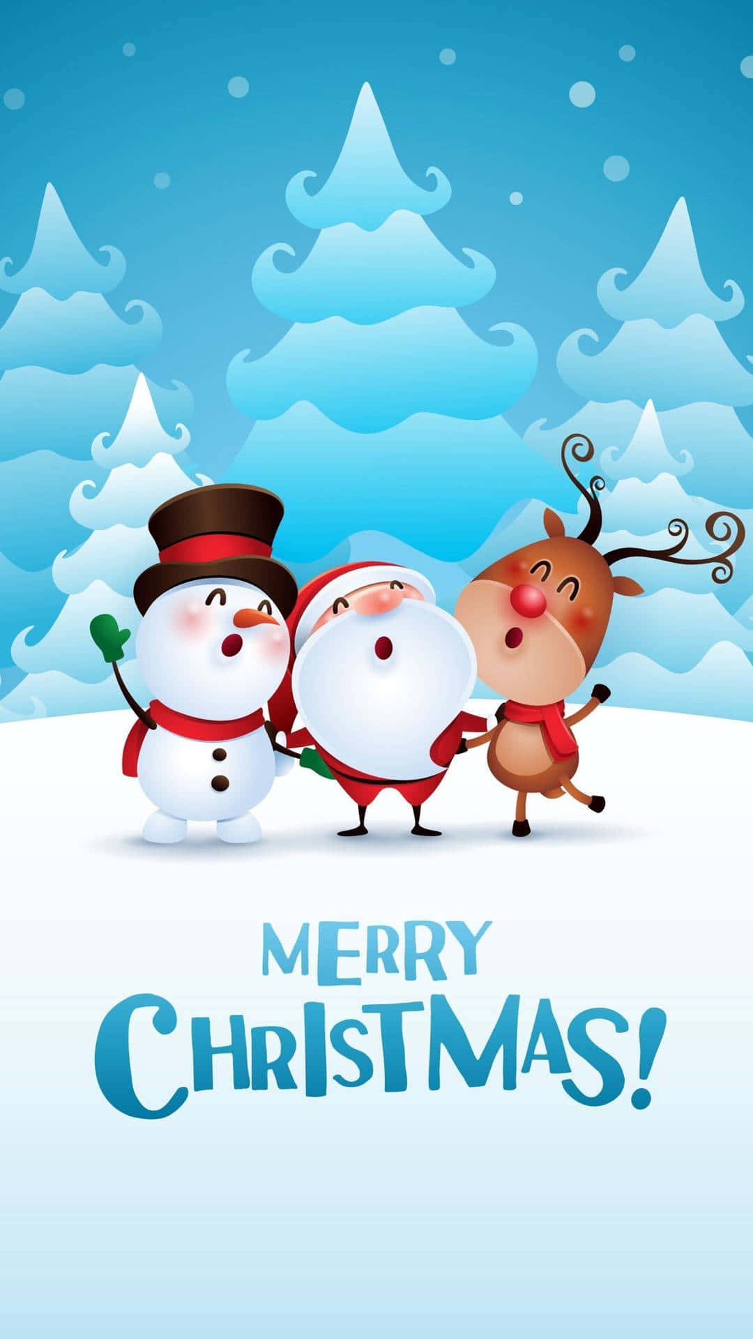 Cute Simple Christmas Wallpaper