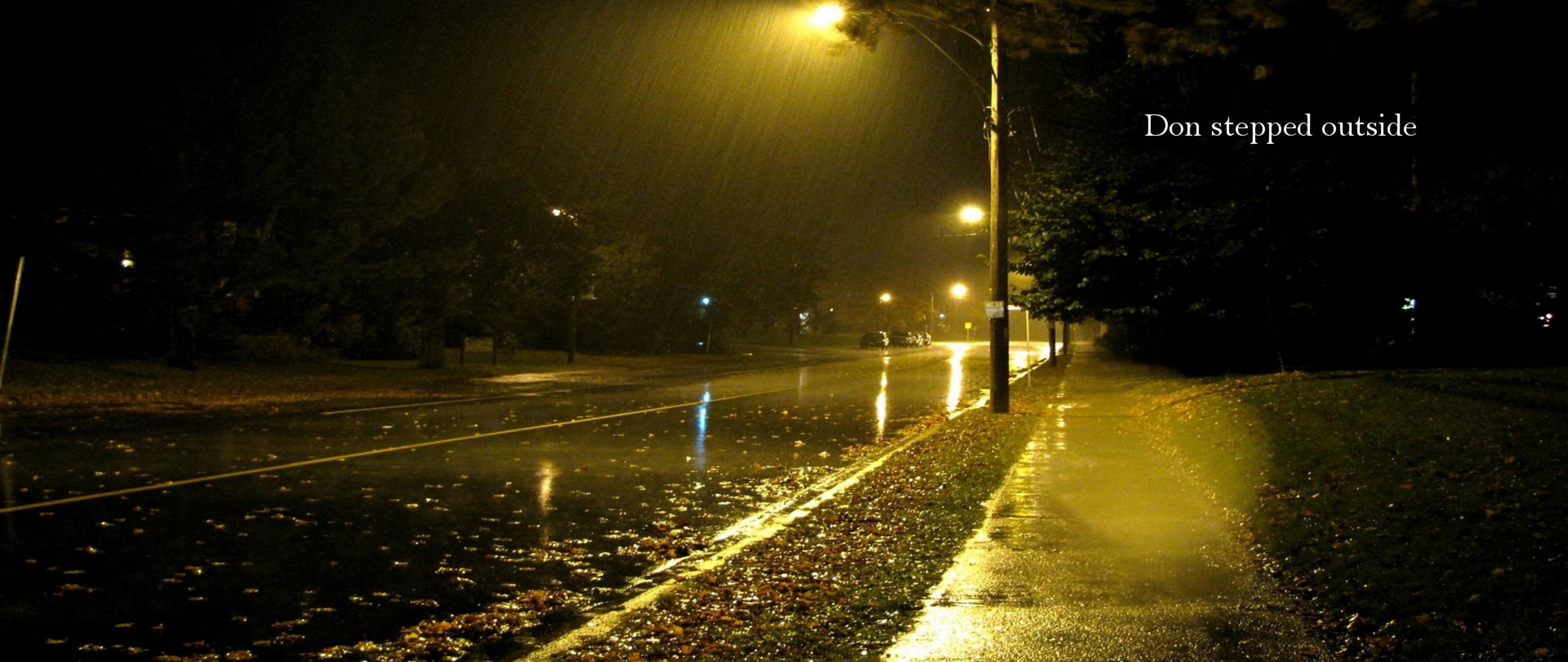 Free Download Rainy Street At Night Hd Wallpaper 4k Ultra Hd Wide Tv Hd [5120x2160] For Your
