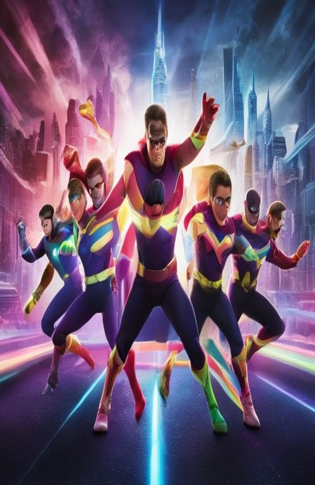 3d Super Heroes Wallpaper