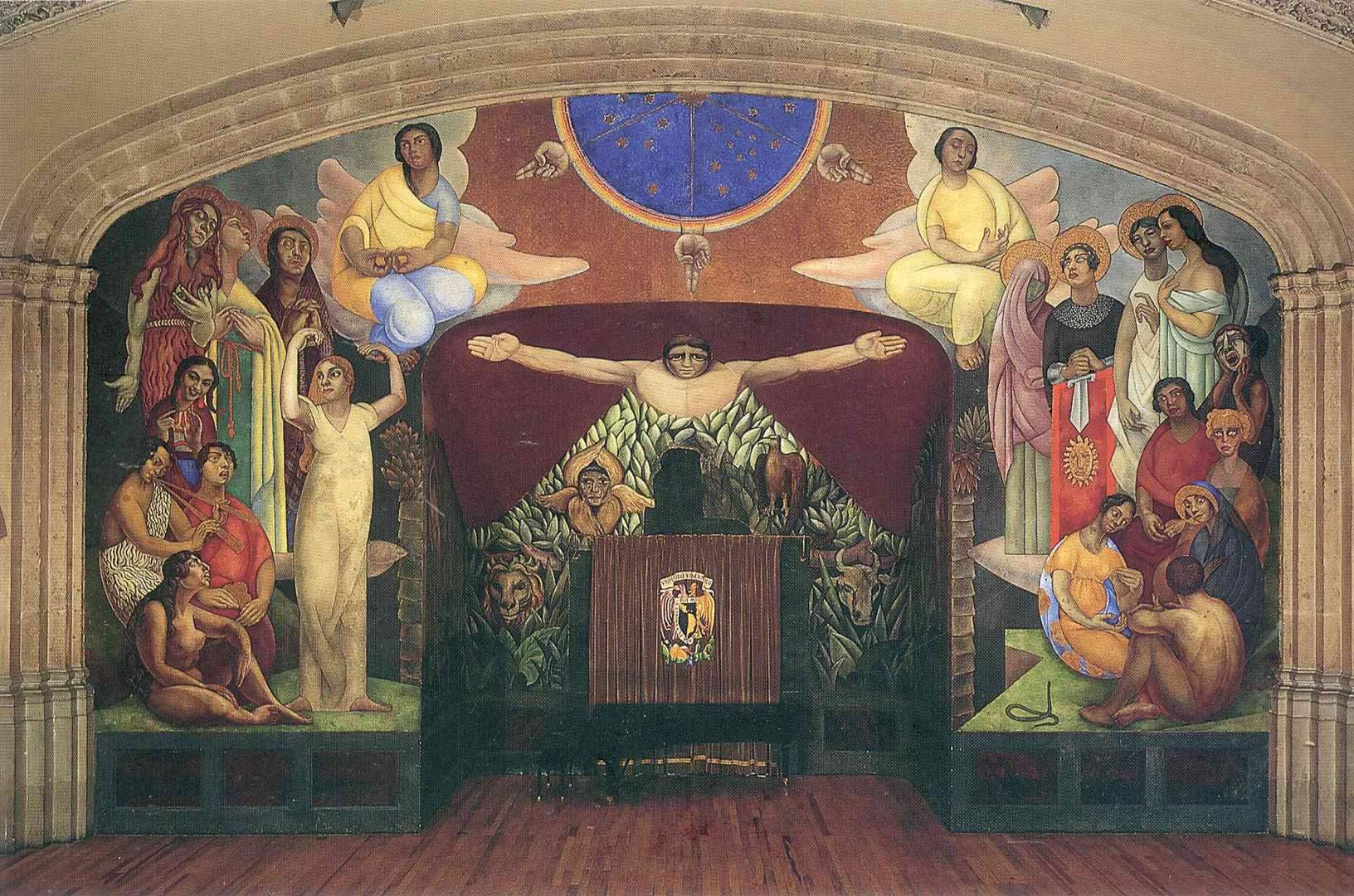 Creation Fresco Diego Rivera Paintings Wallpaper Image