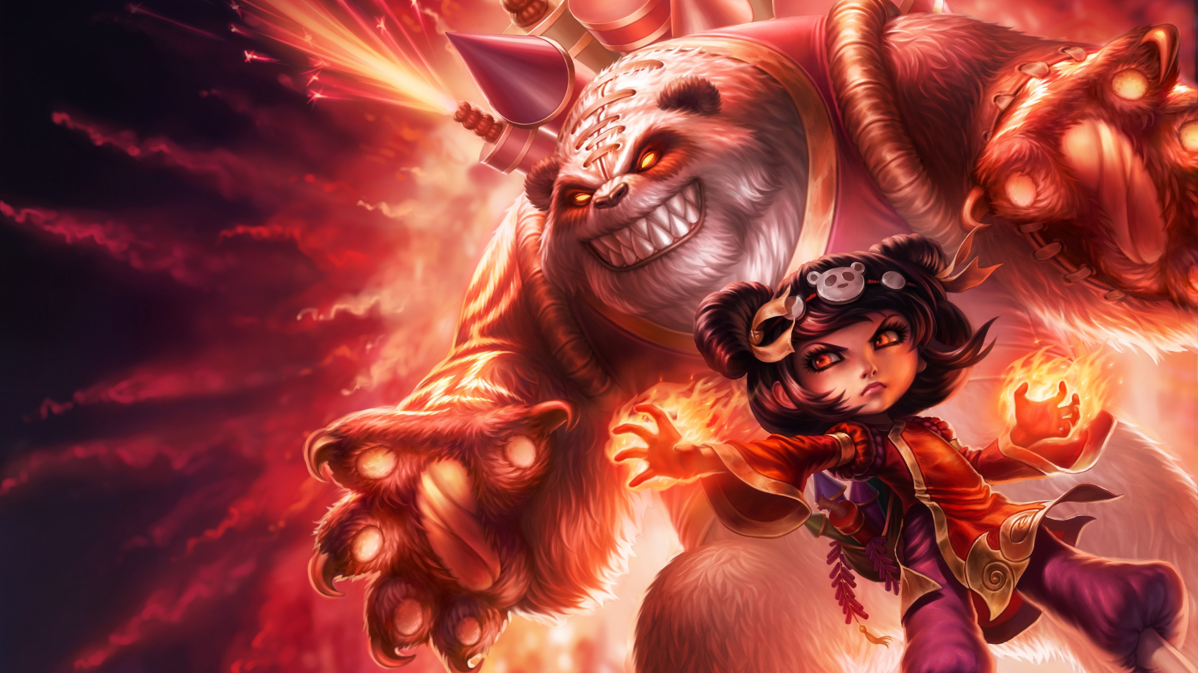 Wallpaper Annie League Of Legends Game Lol Moba Games