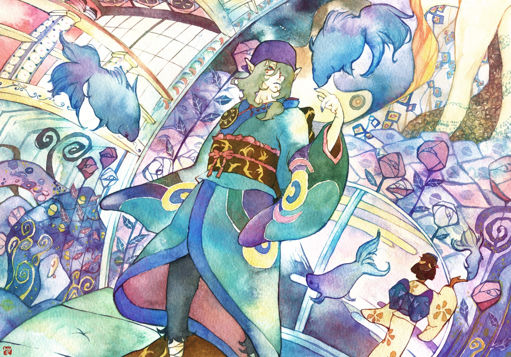 Mononoke Medicine Seller Avatar Wallpaper Teahub Io