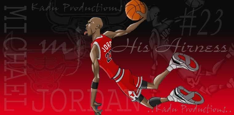 Animated Michael Jordan By Kadu Productions