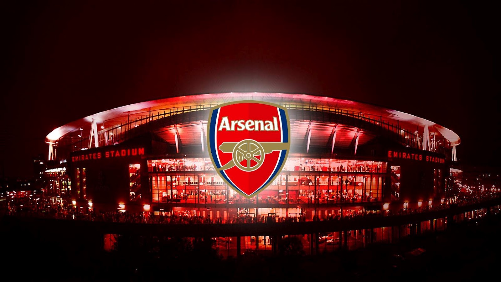  Beautiful Arsenal Logo And Emirates Stadium Image HD Wallpapers 2014 1600x900