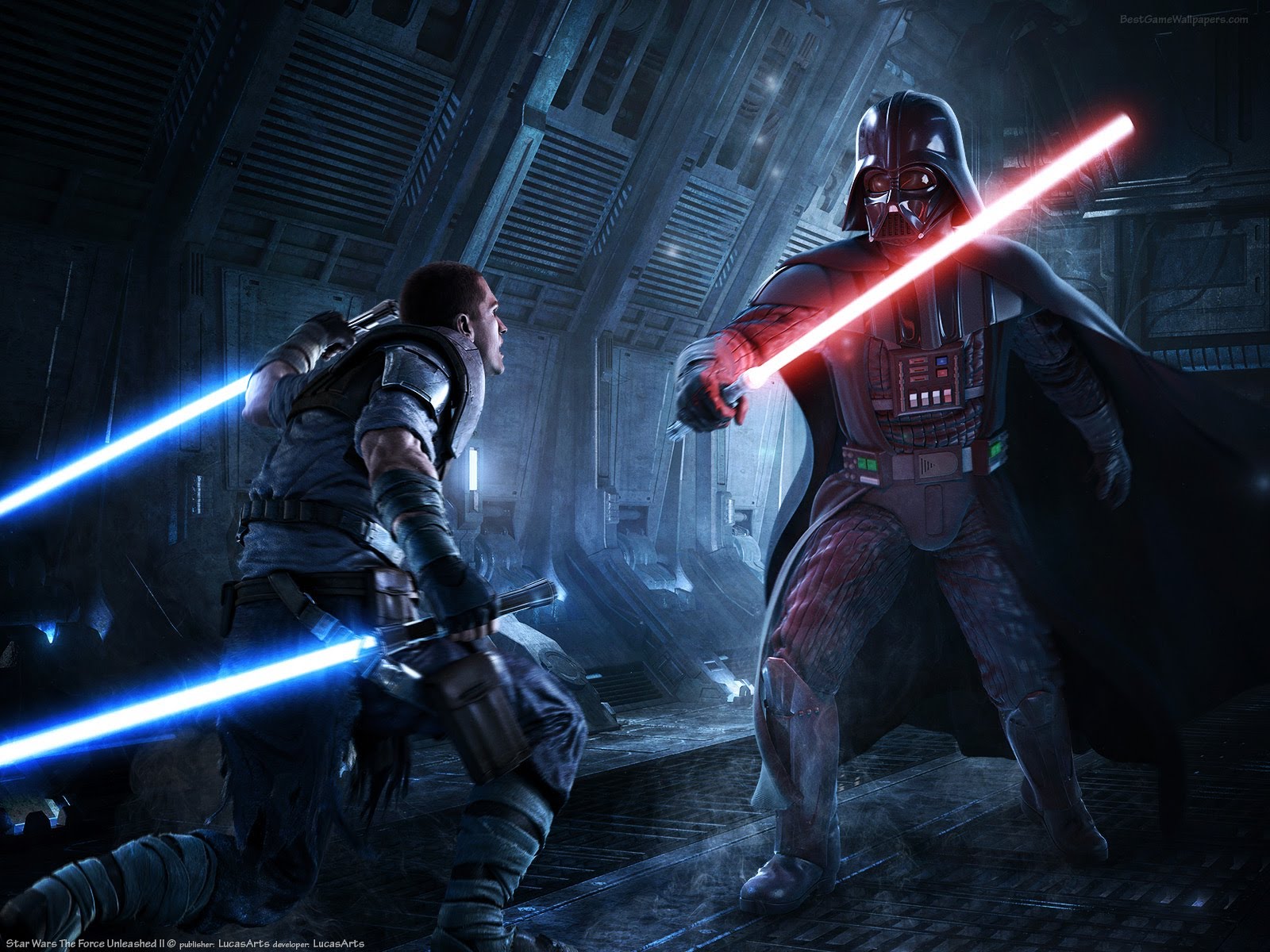 Force Unleashed Ii Original Starkiller Vs Darth Vader Light Side