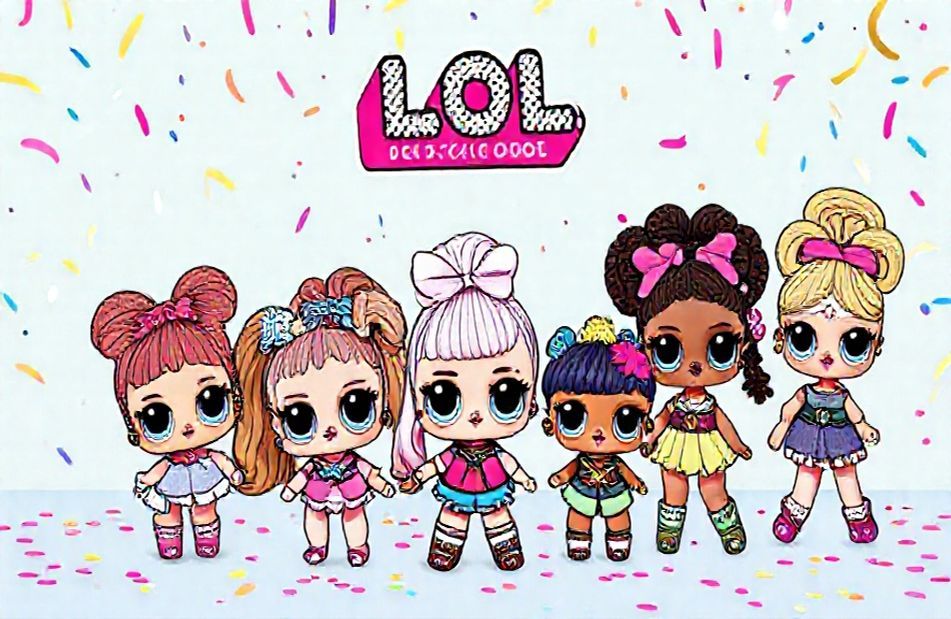 L O Surprise Dolls Wallpaper