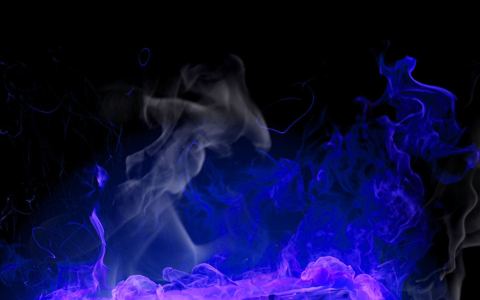 Blue Flame Wallpaper