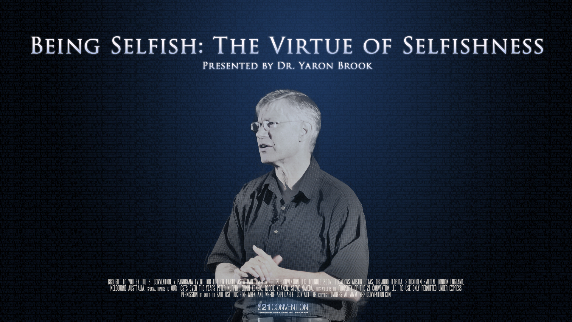 The Virtue Of Selfishness Dr Yaron Brook Convention Store
