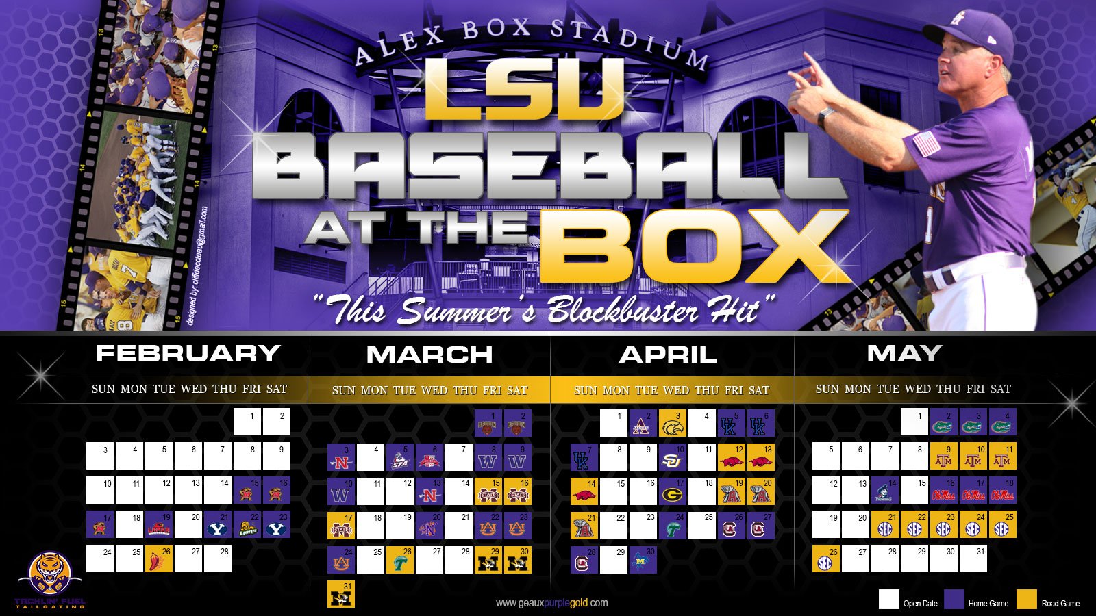 Printable Lsu Schedule