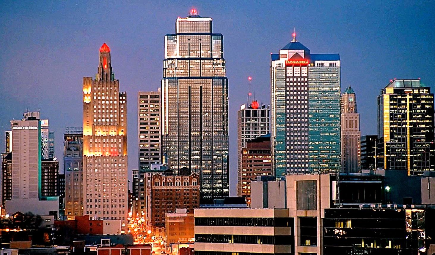 Kansas City Skyline Desktop Wallpaper Background