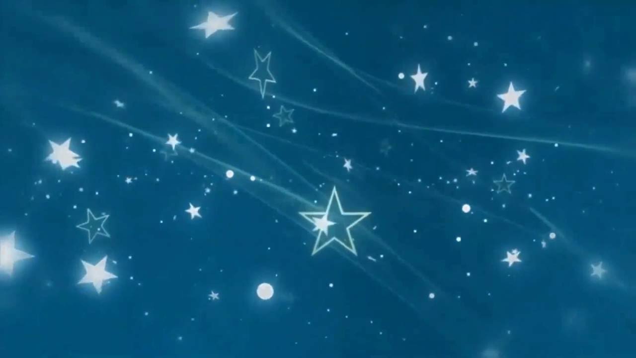 Cute Stars Video Background With Music Loop By Zc