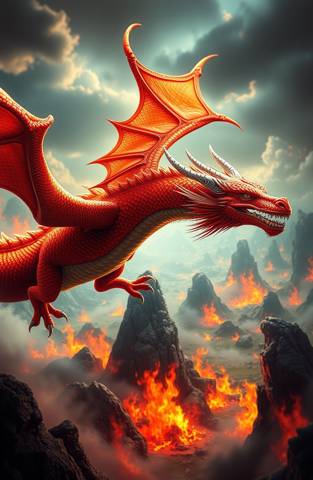 Red Dragon Wallpaper Hd