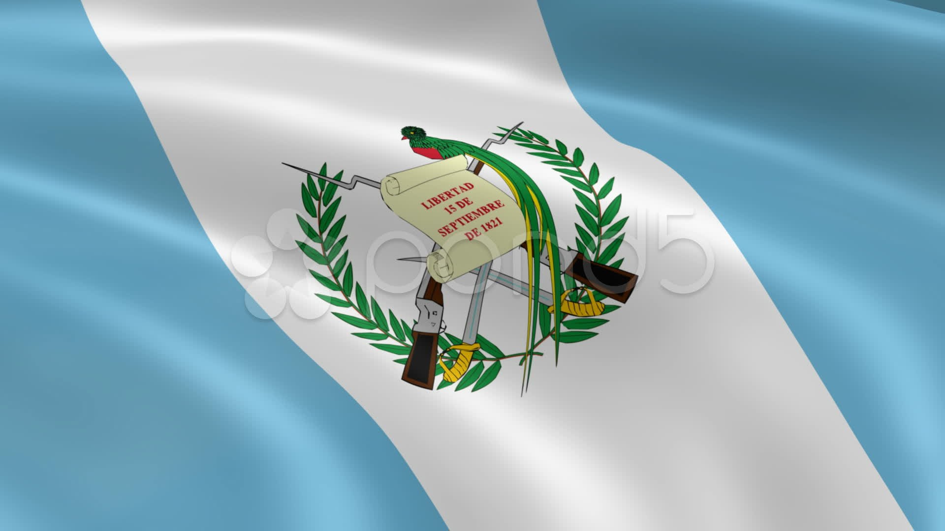 Guatemalan Flag Hd