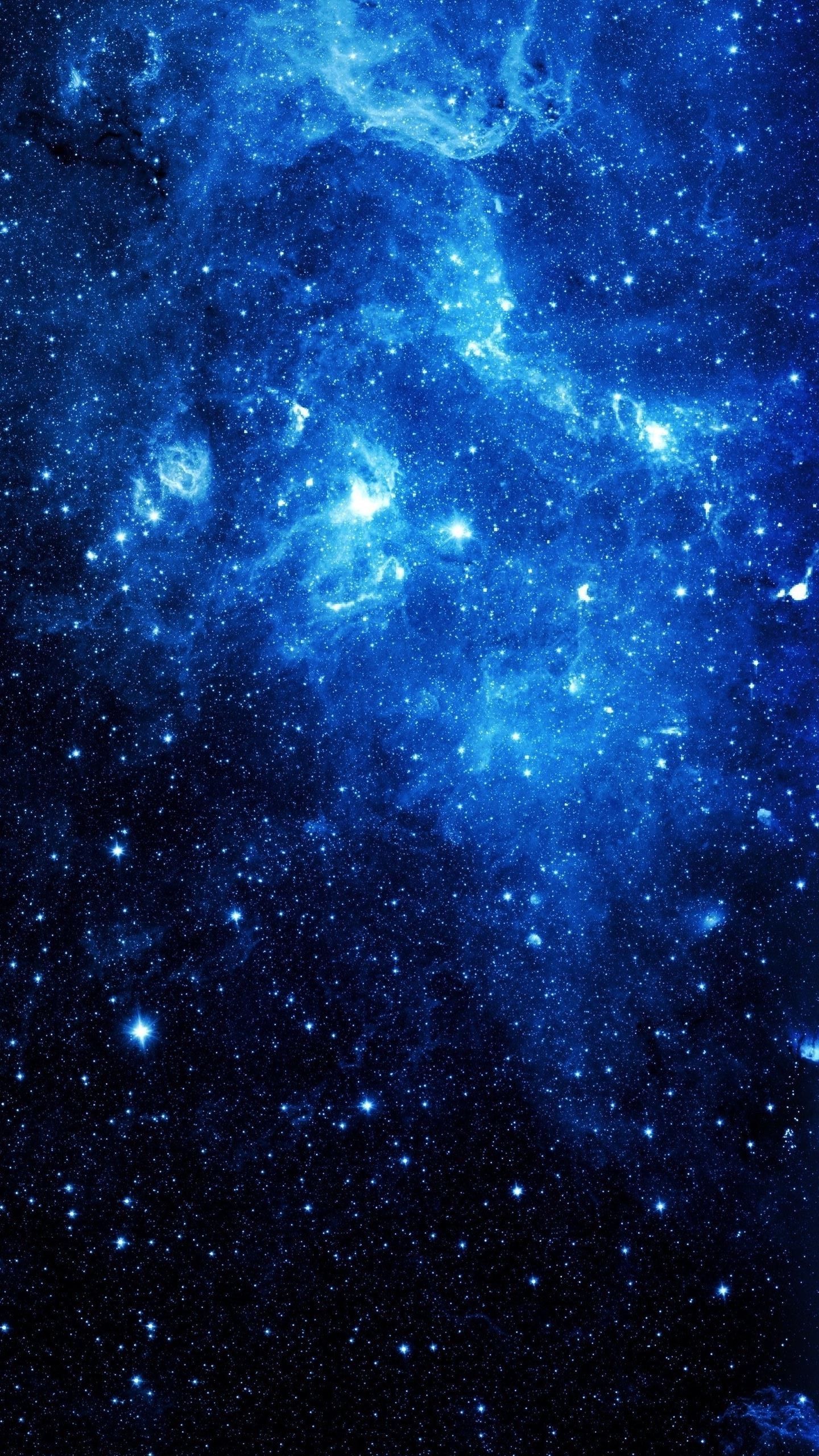 Blue Galaxy iPhone Wallpaper On