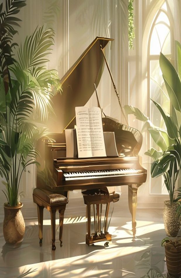 Grand Piano Wallpaper