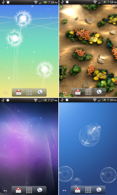 Desire Evo Galaxy S Htc Live Wallpaper Miletone Samsung