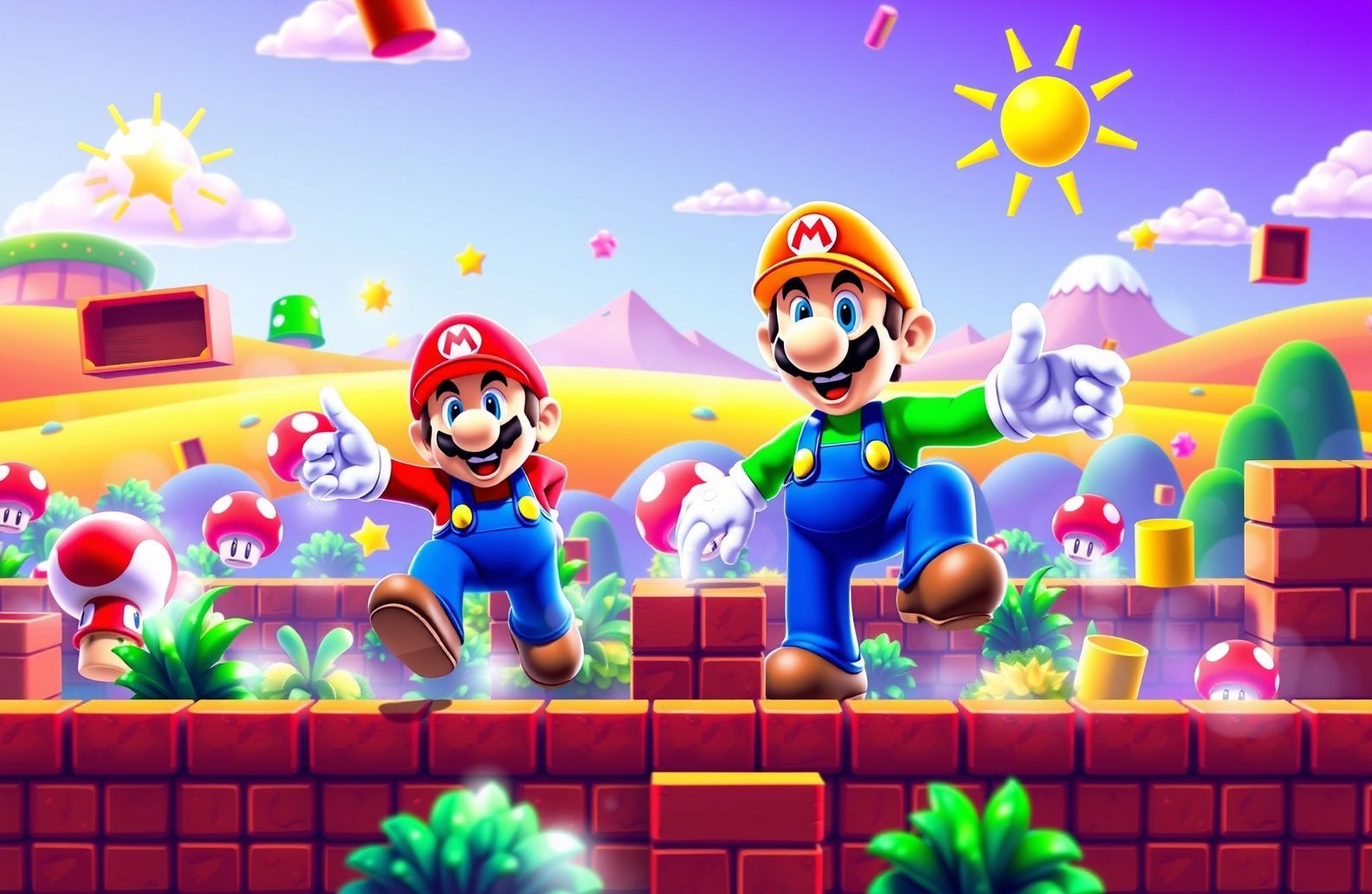 Mario Bros Wallpaper HD