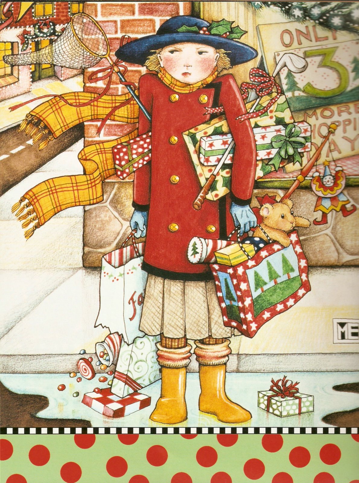 Mary Engelbreit Christmas Illustration