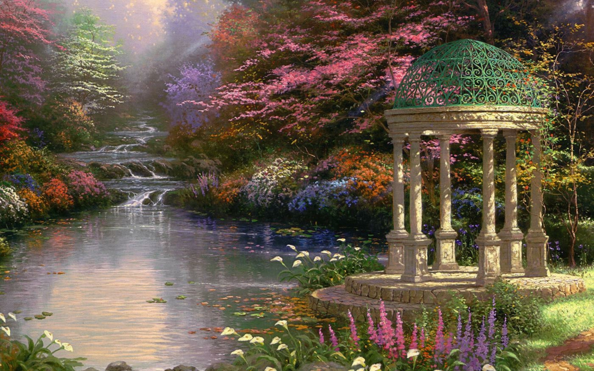 Wallpaper Kinkade Nature Park By T