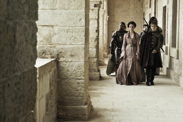 Still Of Jack Gleeson Rory Mccann And Sophie Turner In Game