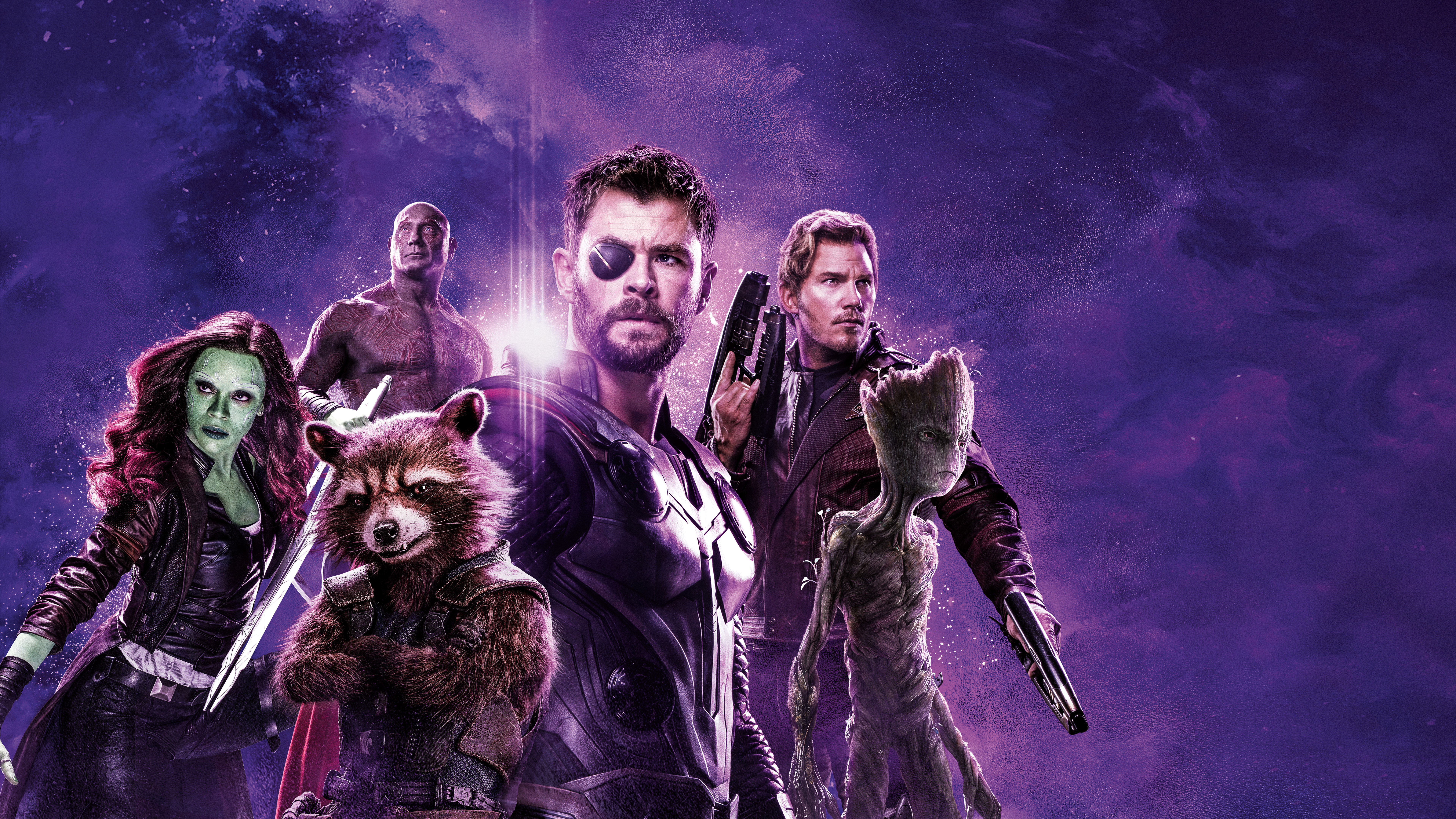 Avengers Endgame Thor Team 4k 8k Wallpaper HD