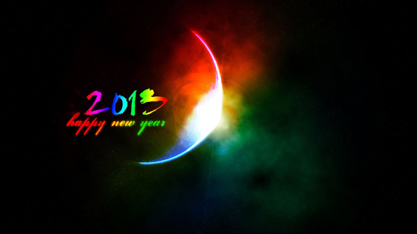 Happy New Year 2013 Wallpapers Best Wallpapers HD 1366x768