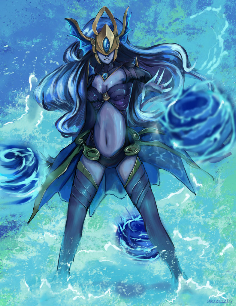 Atlantean Syndra Fan Art From League Of Legends By Hamzilla15 On
