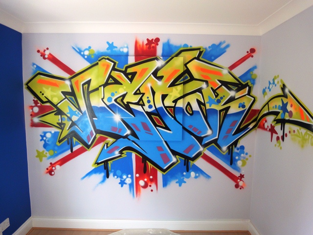 Bedroom Graffiti Wallpaper   Graffiti Artist Street Artists for Hire