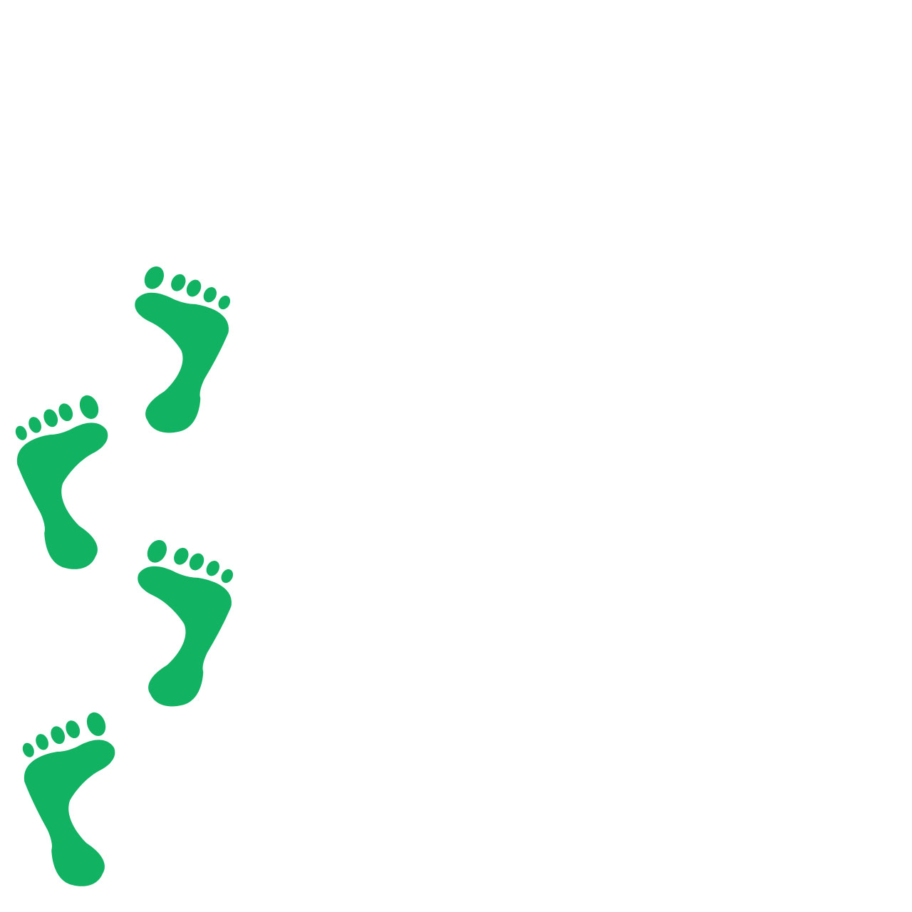 Top Green Baby Footprints Image For
