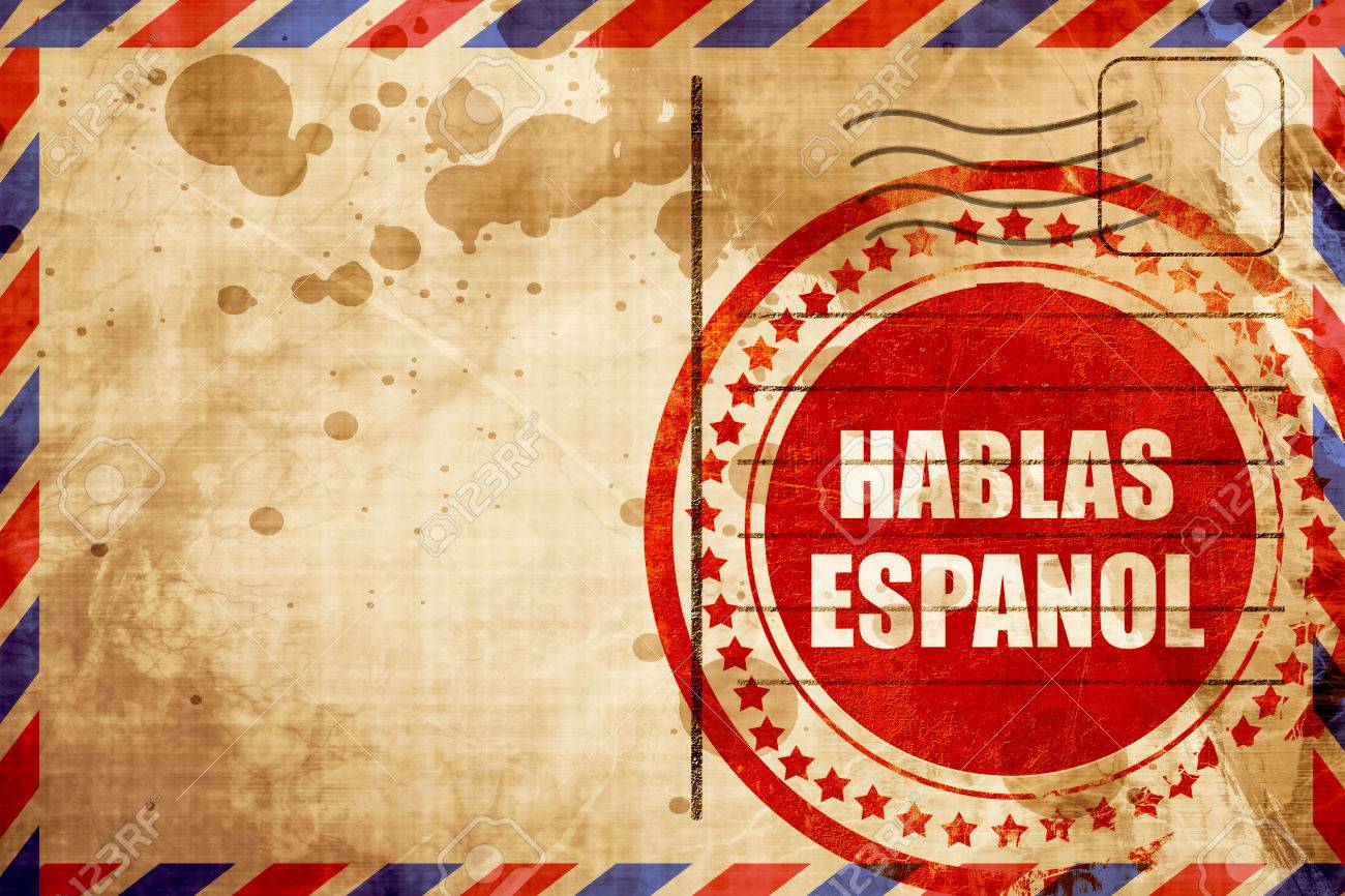 free-download-hablas-espanol-red-grunge-stamp-on-an-airmail-background
