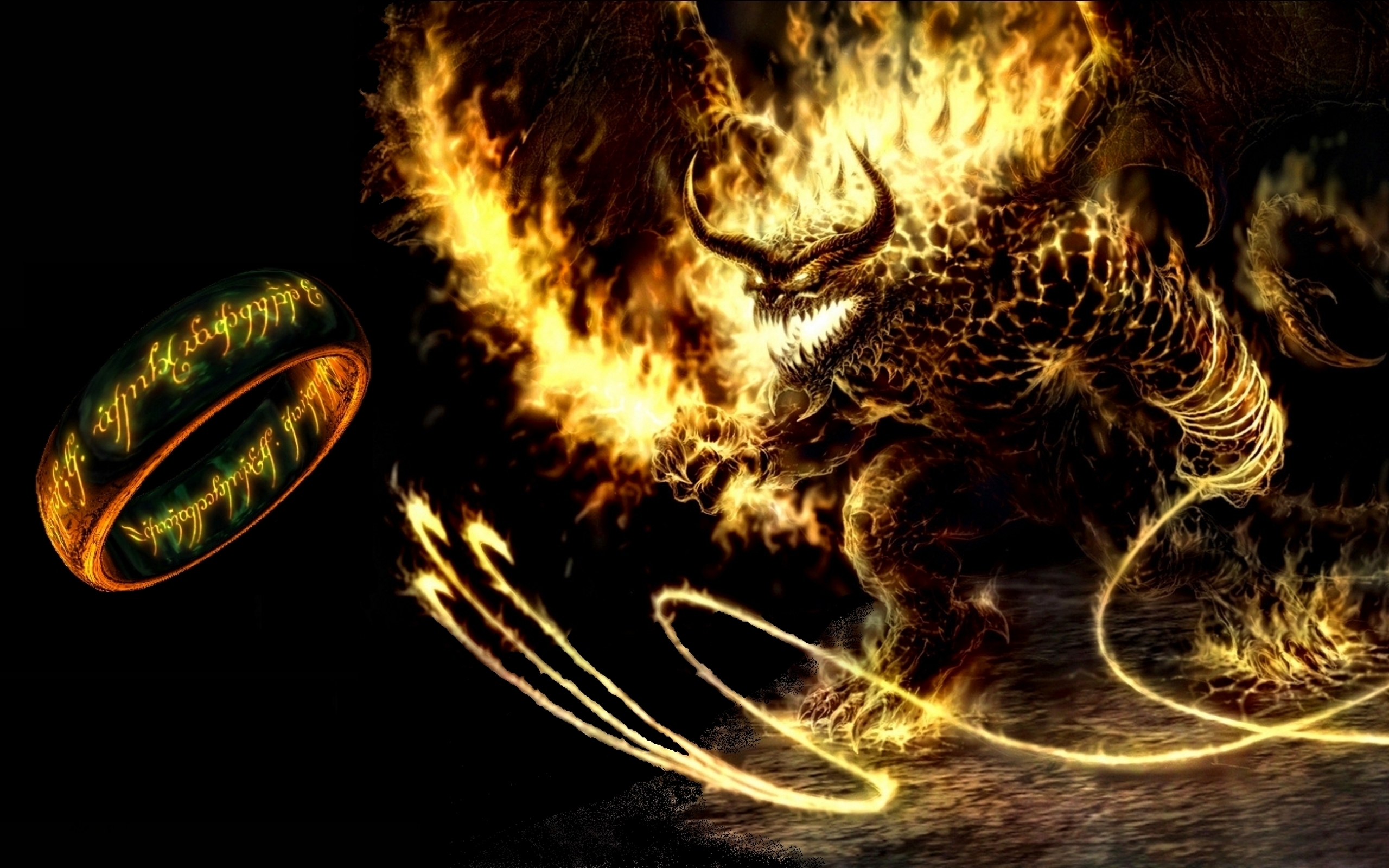 Balrog   Lord of the Rings Wallpaper 4801031 2560x1600