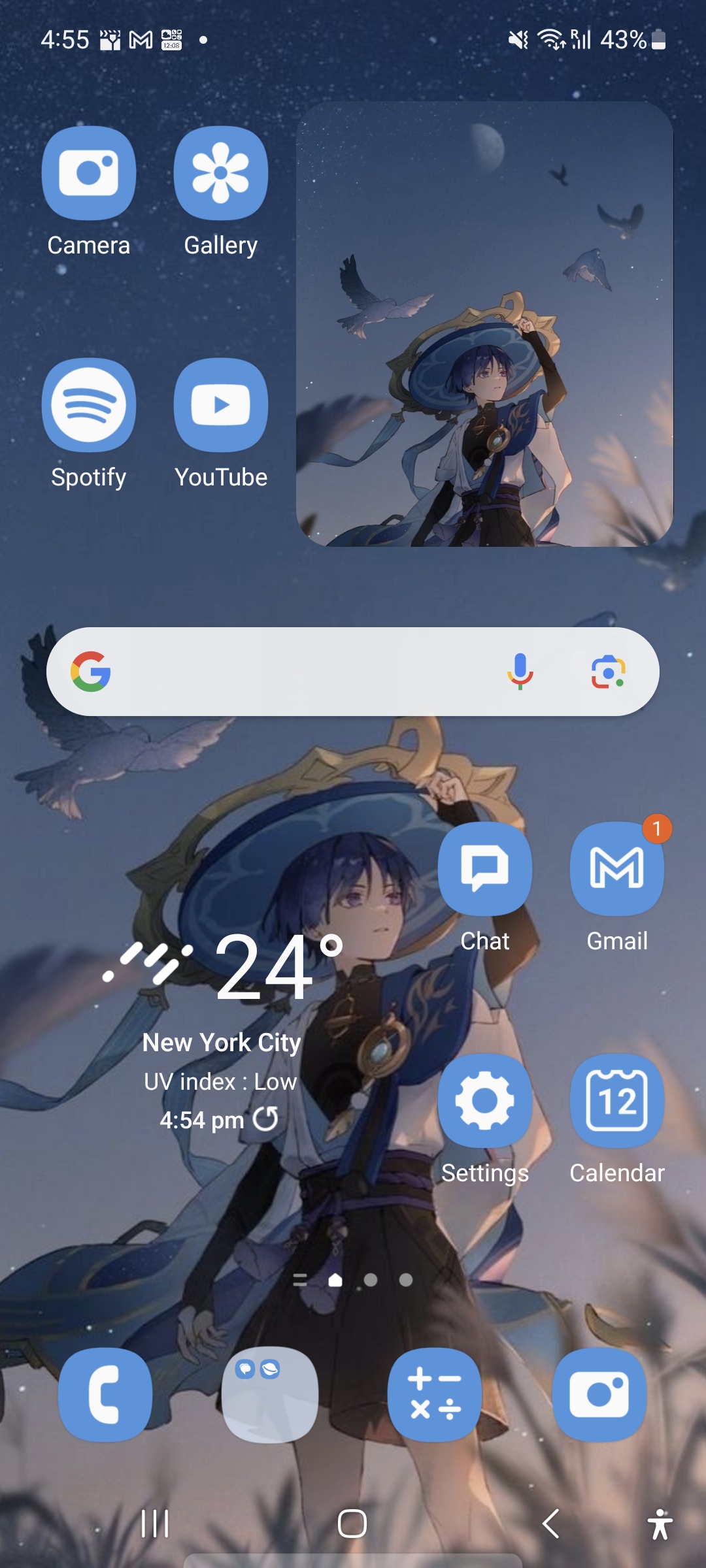 My New Phone Theme Genshin Impact Wallpaper